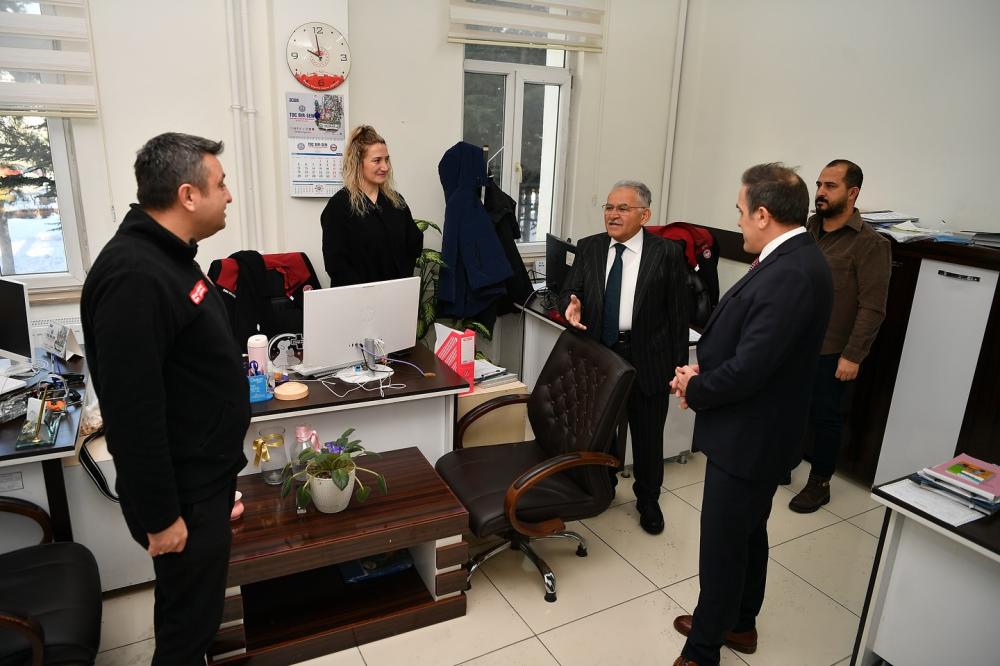 BAŞKAN BÜYÜKKILIÇ’TAN KAYMAKAMLARA ZİYARET: HİZMET VURGUSU