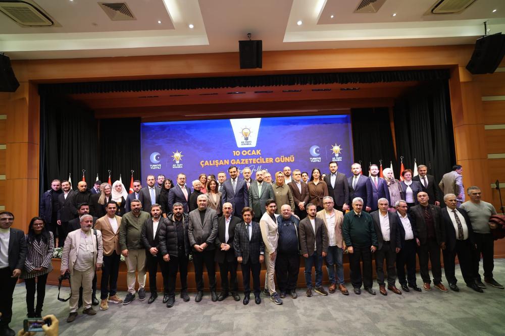 AK Parti İstanbul İl Başkanlığı’nda 10 Ocak Çalışan Gazeteciler Günü Buluşması
