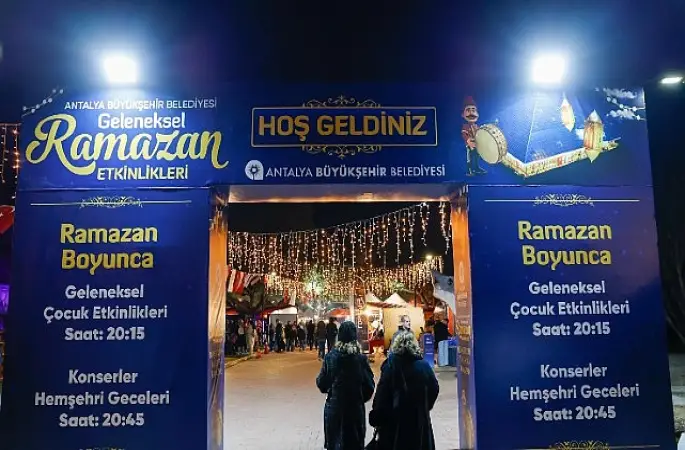 Büyükşehir Belediyesi'nin Geleneksel Ramazan Etkinlikleri sürüyor