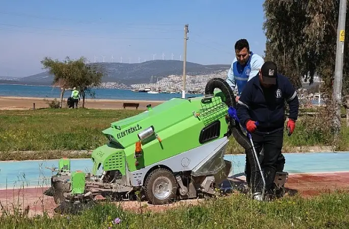 Didim Belediyesi Ekiplerinden Akbük ve Fevzipaşa Mahallesi'nde Kapsamlı Temizlik Çalışması