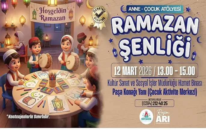 Nevşehir Belediyesi'nden Çocuklara Özel Ramazan Etkinliği